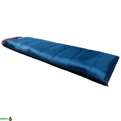 Спальный мешок (спальник) одеяло SportVida SV-CC0070 -3 ...+21&deg;C R Blue/Grey