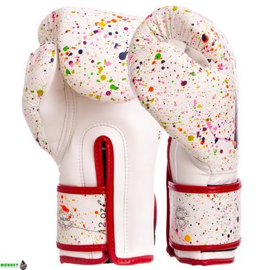 Перчатки боксерские FAIRTEX BGV14PT 10-14 унций белый