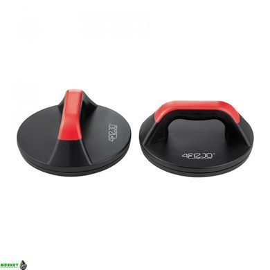 Упори для віджимань поворотні 4FIZJO Push-up Bars Black/Red (P-5907739312495)