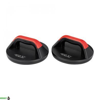 Упори для віджимань поворотні 4FIZJO Push-up Bars Black/Red (P-5907739312495)