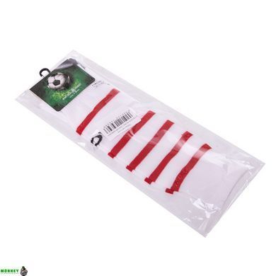 Гетри футбольні дитячі клубні AC MILAN HOME 2022 SPOINT ETM2205-ACM2 розмір 32-39 білий-червоний