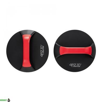 Упори для віджимань поворотні 4FIZJO Push-up Bars Black/Red (P-5907739312495)