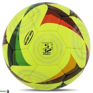 М'яч футбольний CORE BRILLIANT SUPER FB-8462 Червоний №5