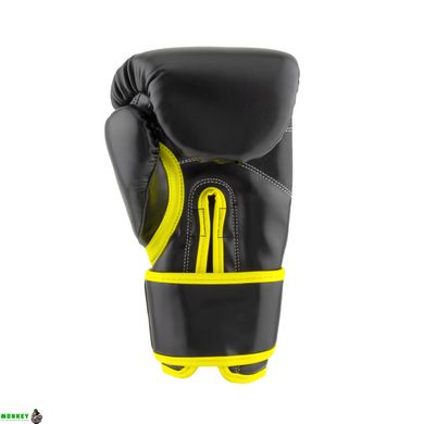 Боксерские перчатки PowerPlay 3074 черные 12 унций