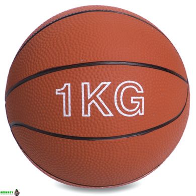 М'яч медичний медбол Record Medicine Ball SC-8407-1 1кг кольори в асортименті