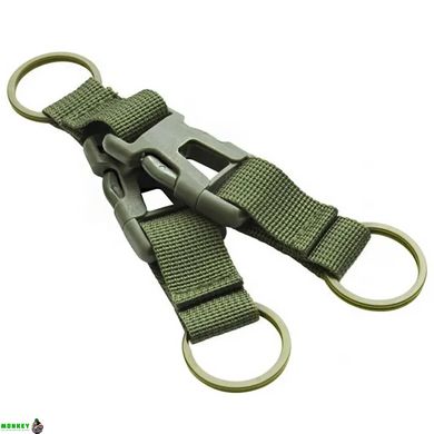 Munkees 3689 брелок-фастекс Detachable Key Fob green