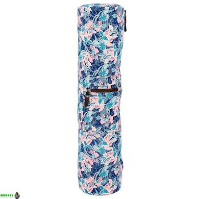 Сумка для йога килимка KINDFOLK Yoga bag SP-Sport FI-8365-2 рожевий-блакитний
