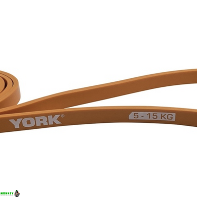 Резинка для фітнесу York 5-15 кг - 2080x13x4,5 мм, помаранчевий
