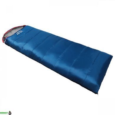 Спальный мешок (спальник) одеяло SportVida SV-CC0070 -3 ...+21&deg;C R Blue/Grey