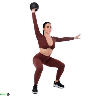 Гіря-дзвін чавунна пофарбована BALL BELL LiveUp LP8047-9LB вага 4кг чорний