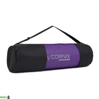 Килимок спортивний Cornix NBR 183 x 61 x 1 cм для йоги та фітнесу XR-0093 Purple/Purple