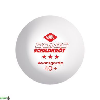 Мячи для настольного тенниса 6шт Donic-Schildkrot 3-Star Avantgarde