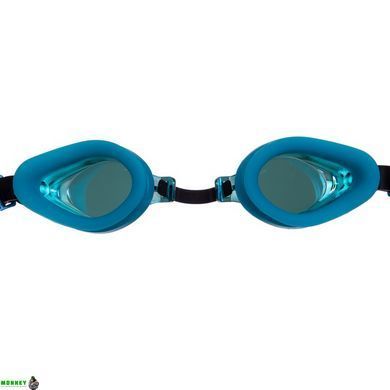 Окуляри для плавання дитячі MadWave AQUA MIRROR M041504 Блакитний (полікарбонат, силікон, дзеркальні,)