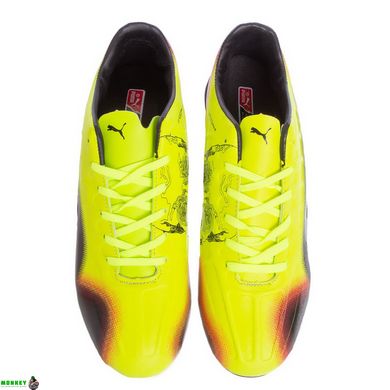 Бутси футбольні SP-Sport PM 973-1 розмір 40-45 лимонний-чорний