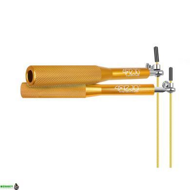 Скакалка швидкісна для кросфіту 4FIZJO Speed Rope Gold (P-5907222931158)