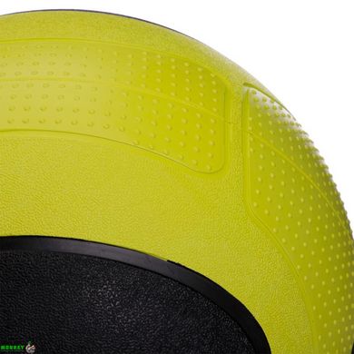 М'яч медичний медбол Zelart Medicine Ball FI-2620-7 7кг зелений-чорний