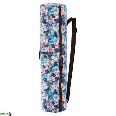 Сумка для йога килимка KINDFOLK Yoga bag SP-Sport FI-8365-2 рожевий-блакитний
