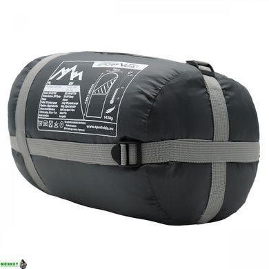 Спальный мешок (спальник) одеяло SportVida SV-CC0070 -3 ...+21&deg;C R Blue/Grey