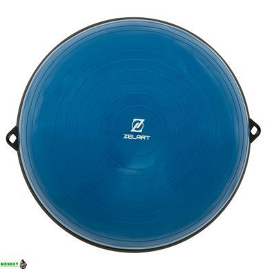 Полусфера для фитнеса с эспандерами BOSU Zelart BS-1524 Синий