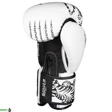 Боксерські рукавиці Phantom Muay Thai White 10 унцій (бинти в подарунок)