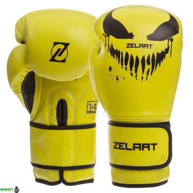 Перчатки боксерские Zelart BO-1370 10-14 унций цвета в ассортименте