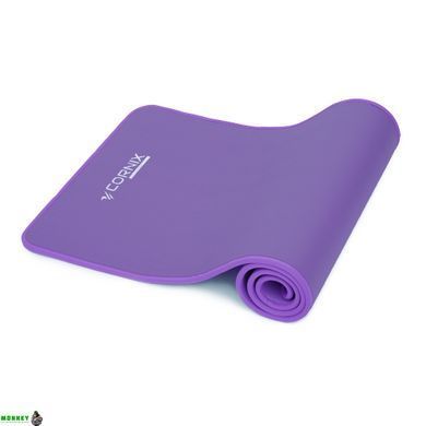 Килимок спортивний Cornix NBR 183 x 61 x 1 cм для йоги та фітнесу XR-0093 Purple/Purple