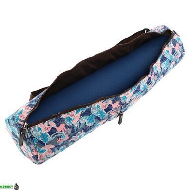 Сумка для йога килимка KINDFOLK Yoga bag SP-Sport FI-8365-2 рожевий-блакитний