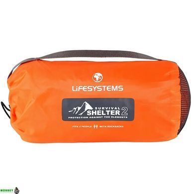 Lifesystems тент Survival Shelter 2 orange