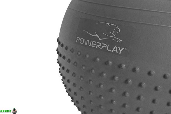 Мяч для фитнеса PowerPlay 4003 65см Light-grey + насос
