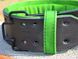 Пояс для тяжелой атлетики MadMax MFB-302 Quick Release Belt кожаный Black/Green L