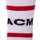 Гетры футбольные детские клубные AC MILAN HOME 2022 SPOINT ETM2205-ACM2 размер 32-39 белый-красный