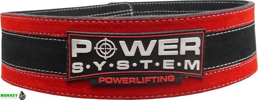 Пояс для важкої атлетики Power System Stronglift PS-3840 Black/Red L/XL