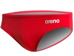 Плавки-сліпи для хлопців Arena TEAM SWIM BRIEFS SOLID червоний, білий Діт 128см