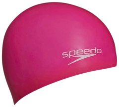 Шапка для плавания Speedo MOULDED SILC CAP JU Розовый Дет OSFM