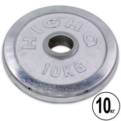 Блины (диски) хромированные HIGHQ SPORT TA-1456-10 52мм 10кг
