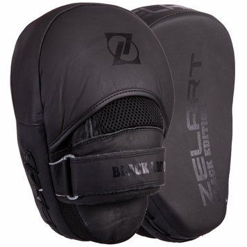 Лапа Вигнута для боксу та єдиноборств ZELART VL-3312 25x18x5см 2шт чорний
