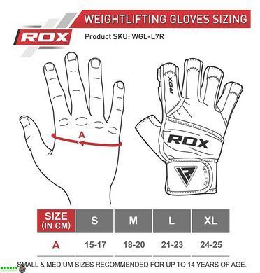 Рукавички для залу RDX Membran Pro M