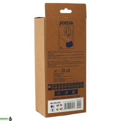 Перчатки вратарские Joma BRAVE 401183-220 (латекс, Белый-красный-синий 9 размер)