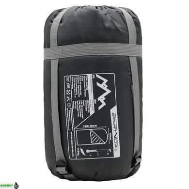 Спальный мешок (спальник) одеяло SportVida SV-CC0071 -3 ...+21&deg;C L Blue/Grey