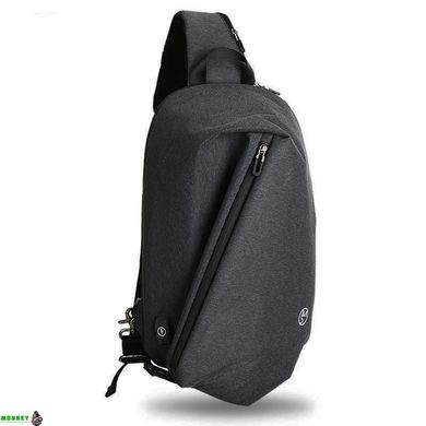 Рюкзак з однією лямкою Mazzy Star MS177 Dark Gray