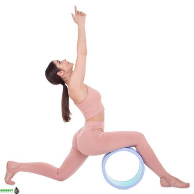 Колесо для йоги массажное SP-Sport Fit Wheel Yoga FI-2439 синий-розовый