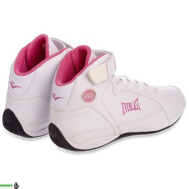 Боксерки жіночі EVERLAST JUMP ELW65C розмір 37,5-40,5 бELW65C Білий-рожевий US-9, RUS-40 (25см)