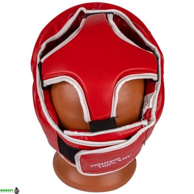 Боксерський шолом тренувальний PowerPlay 3100 PU Червоний S