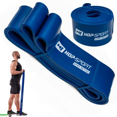 Резинка для фитнеса Hop-Sport 28-80 кг HS-L064RR синяя