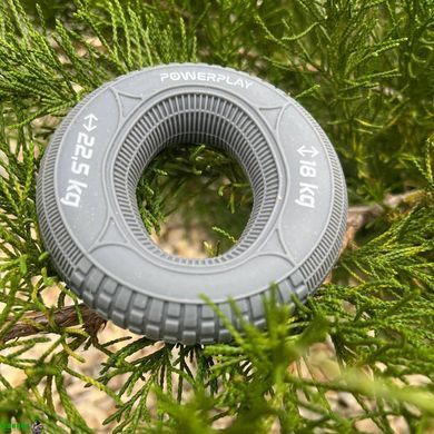 Эспандер кистевой силиконовый PowerPlay PP-4330 Hand Grip Loops Medium 18-22,5-36 кг. Серый