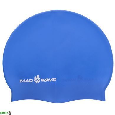 Шапочка для плавання MadWave METAL M053505 Синій (силікон,)
