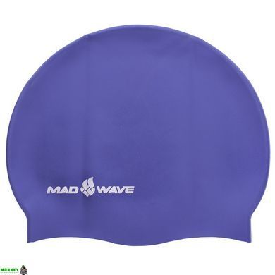 Шапочка для плавання MadWave METAL M053505 Синій (силікон,)