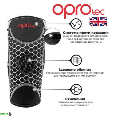 Наколенник спортивный OPROtec Knee Support with Open Patella L Black (TEC5729-LG)