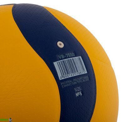 М'яч волейбольний ZELART VB-7550 №5 PU клеєний