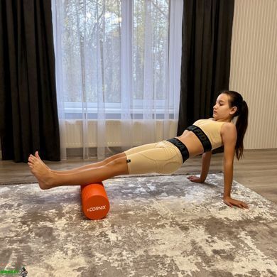 Масажний ролик Cornix EVA+ 45 x 15 см (валик, роллер) XR-0302 Orange